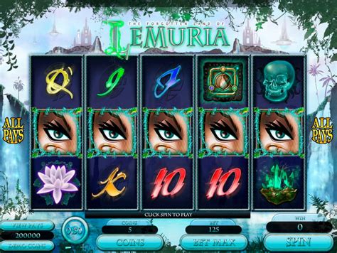 Free The Land of Lemuria slot machine by Microgaming .